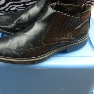 Men's Black Ankle Boots,, sz. 12,, Bostonian